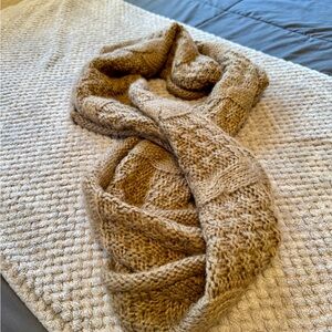 Light brown infinity scarf